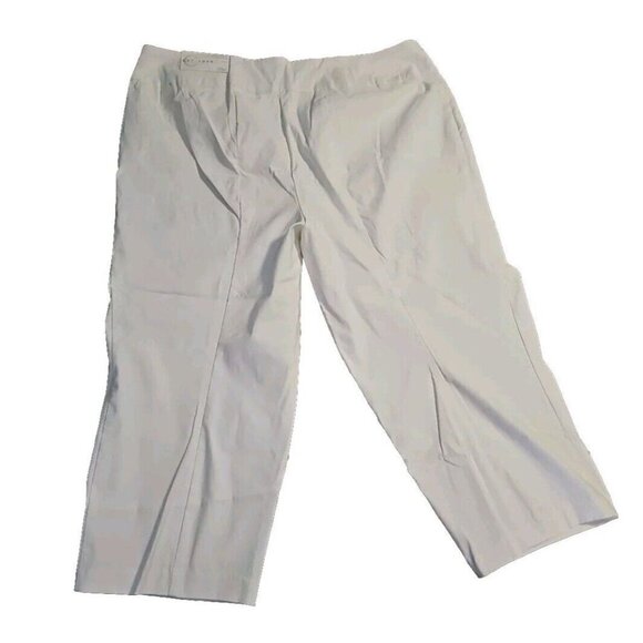 Cato Crop Classic White Pull On Capri New With Tag - Picture 5 of 9